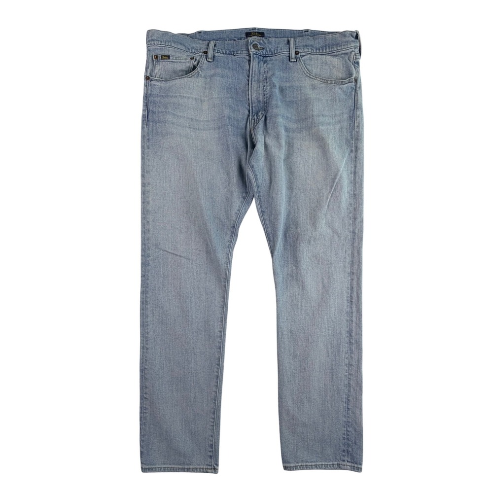 Polo Ralph Lauren Sullivan Slim Jeans Men 38x32 (40x31) Light Wash Blue Denim